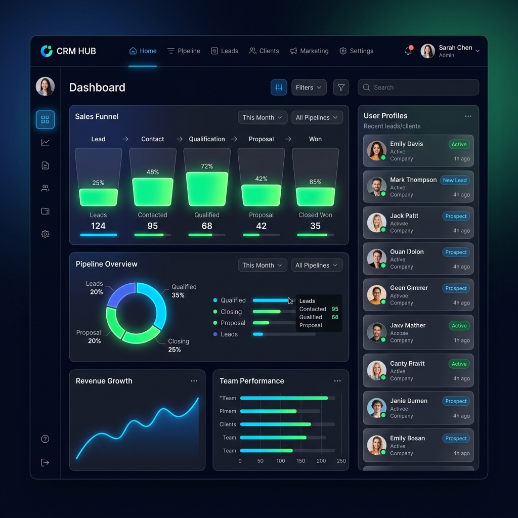 CRM Dashboard